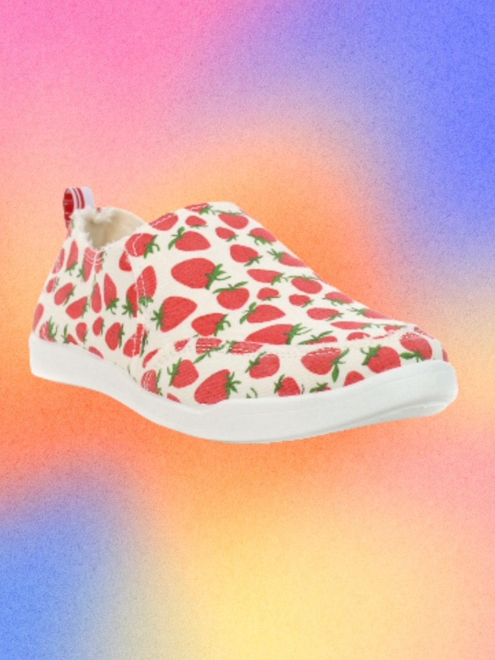 VIONIC - MALIBU SLIP ONS IN STRAWBERRY